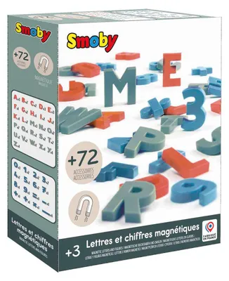 Immagine prodotto di Lettere e numeri magnetici 72 pezzi