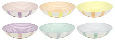 Image de Assiette creuse, bicolore, boîte de 6 pièces, ø 21 cm