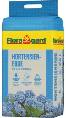 Produktbild von Hortensienerde Floragard für blau-blühende Hortensien 25 L