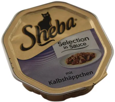 Produktbild von Sheba Schale Selection in Sauce Häppchen 22x85g | Kalb