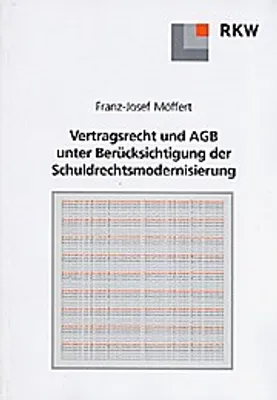 Produktbild von Vertragsrecht und Allgemeine Geschäftsbedingungen