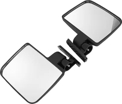 Image de 1 paire de rétroviseurs de voiture de golf, rétroviseurs latéraux réglables, remplacement universel pour les voitures de club