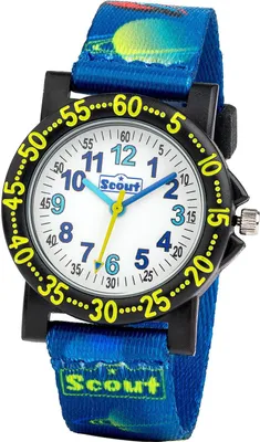 Produktbild von Scout Kinderuhr Polycarbonat 21,50cm blau 164000035