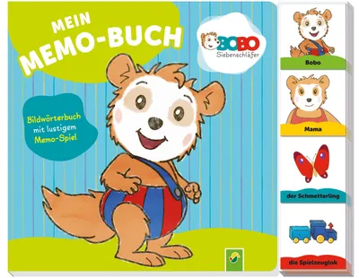 Produktbild von Bobo Siebenschläfer Mein Memo-Buch