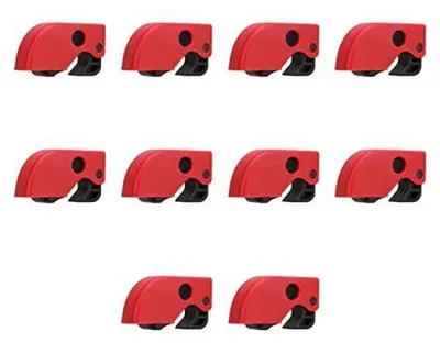 Immagine prodotto di Blocco e etichettatura: 10 lucchetti per interruttori, isolamento elettrico