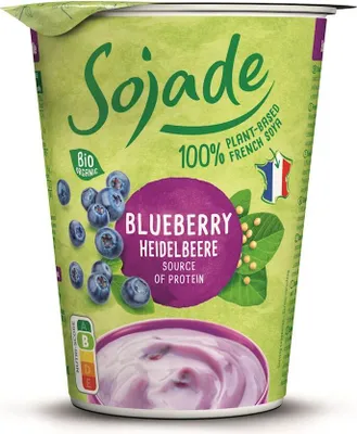 Produktbild von SOJA-DESSERT MIT HEIDELBEEREN GLUTENFREIE  400 g - SOJADE