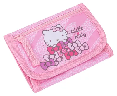 Produktbild von Baagl Brustbeutel Kinder Geldbörse Mädchen Portemonnaie - Hello Kitty
