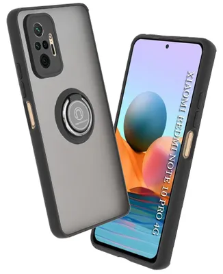 Produktbild von Techsuit Glinth Back Cover Hülle für Xiaomi Redmi Note 10 Pro - Schwarz