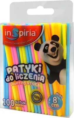 Produktbild von Runde Zählstäbchen, 8 cm, 100 Stück – InSpiria