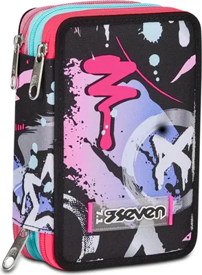 Image de Seven 300102400-899 trousse à crayons Polyester Multicolore