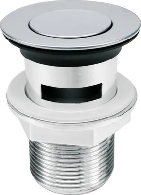 Produktbild von Automatická zátka, vyskakovací odpad chróm 1 1/4" s prepadom, PVC
