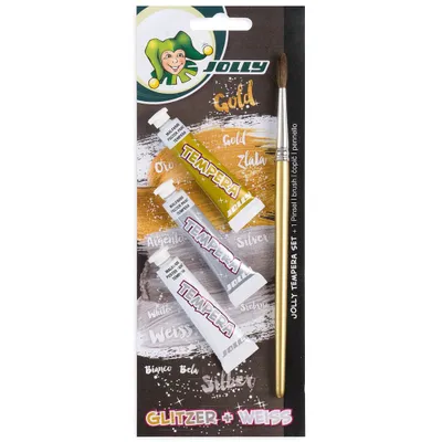 Produktbild von Jolly Jolly Temperafarbe Metallic Set 3 Stück