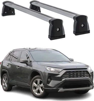 Produktbild von Menabo Dachträger Grundträger für Toyota RAV4 2018-2025 Querträger Alu Grau