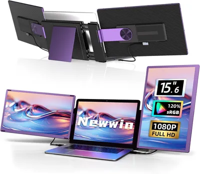 Zdjęcie produktu dla Ekran zewnętrzny do laptopa - Dodatkowy ekran - Przenośny monitor - Drugi ekran - Rozszerzenie ekranu