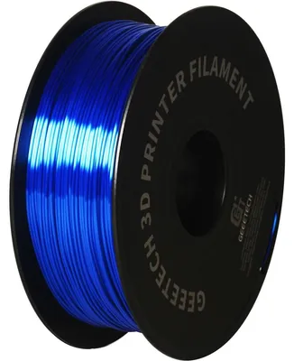 Produktbild von Seiden-PLA 3D-Drucker Filament - Spule - Durchmesser 1,75 mm - Gewicht 1 kg - Hochglanz - Blasenfrei - Vakuumverpackt - Royalblau