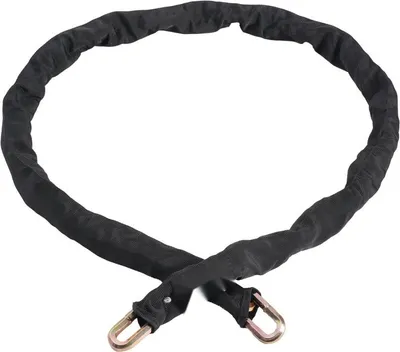Image de Antivol à chaîne pour vélo de 1,8 m - protection des clés de moto - épaisseur de 9,5 mm - antivol et sécurité pour les vélos