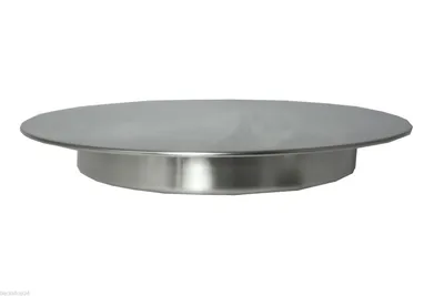 Produktbild von Tortenplatte Ø 31,5 cm aus Edelstahl 18/10 mit Ringfuß
