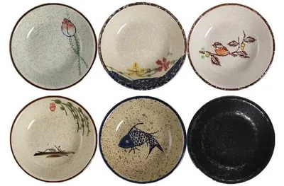 Produktbild von Keramische Tapas-Schalen 6er Set Mini-Snack-Schalen Keramisch