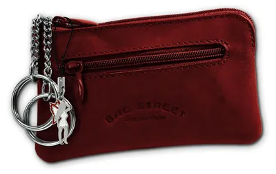Produktbild von Bag Street Uni Schlüsseltasche Etui braun Leder 10x0.5x6cm D2OPJ900C