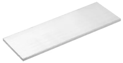 Aluminium Flachstab 6x80x254 mm, 6061, geanodisiert