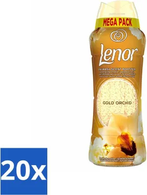 Produktbild von Lenor – Duftperlen – Goldene Orchidee – 570 g - Vorteilspack - 20 Stücke