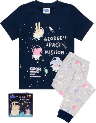 Produktbild von Peppa Pig - Schlafanzug für Jungen NS8398 (98) (Marineblau)