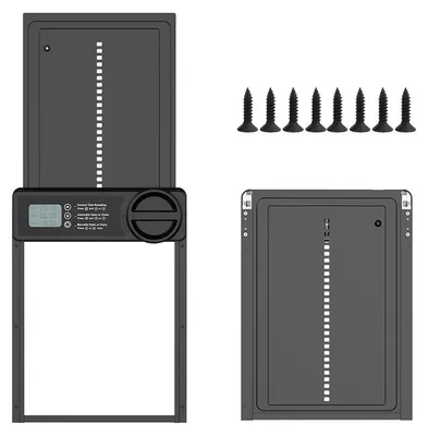 Produktbild von Automatische Hühnerklappe aus Aluminium–Batteriebetrieben, Wasserdicht mit Großem Display, Timer & Manuell, Einklemmschutz, Elektrische Hühnerstalltür