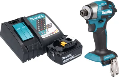 Produktbild von Makita DTD 173 RT1 Akku Schlagschrauber 18 V 180 Nm 1/4“ Brushless + 1x Akku 5,0 Ah + Ladegerät