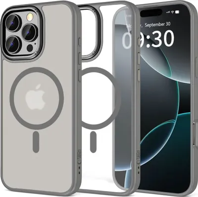 Produktbild von Tech-Protect MagEdge MagSafe Case für iPhone 16 Pro Max - Titan