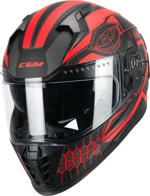 Productafbeelding van Volledige helm CGM 311M BLAST, kleur: matzwartrood, maat: L