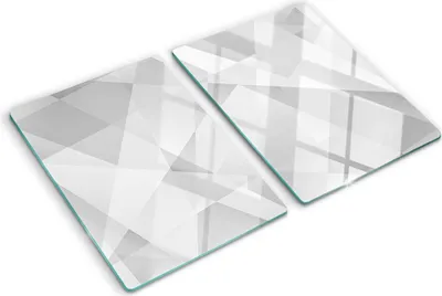 Obrázek produktu pro Kryt varné desky – Kryt na indukční desku – Ochranná skleněná deska – 2x40x52 cm– Skleněné ochranné desky na sporák –Tvrzené sklo –Abstraktní