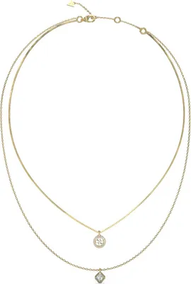 Produktbild von Halsketten Mehrdraht Guess Gold Einstellbar Kollektion 4G crush - frau