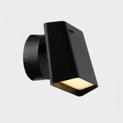 Obrázek produktu pro KOHL LIGHTING WALLY nástěnné svítidlo 120 x 80 mm černé 6 W CRI 80 3000 K nestmívatelné
