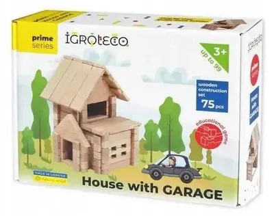 Immagine prodotto di Igroteco "Casa con garage" - Ukraine - 136 pezzi - Didattica