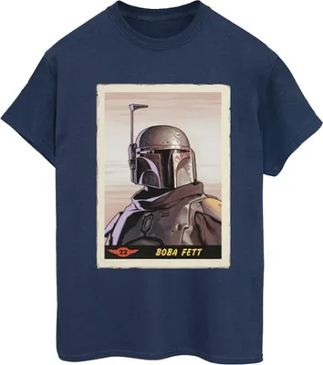 Produktbild von Star Wars - "The Mandalorian" T-Shirt für Damen BI45848 (3XL) (Marineblau)