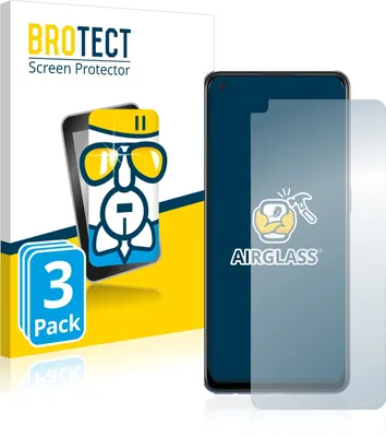 Produktbild von 3x BROTECT Schutzglas für Oppo A74 Schutzfolie Panzer Folie Glas Display Schutz klar