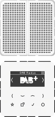 Produktbild von Jung DABCD1WW Smart Radio DAB+ Set Mono