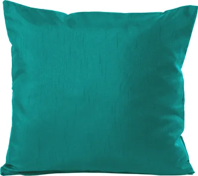 Produktbild von Kissenhülle Wildseide Optik uni 60x60 cm smaragd petrol