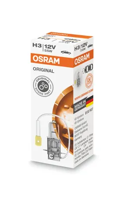 Obrázok produktu pre OSRAM ORIGINAL LINE H3 PK22s 12 V/55 W (balenie po 1 ks)