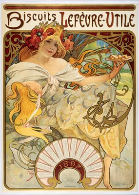 Obrázok produktu pre Puzzle 1000 Ciasteczka Lefevre-Utile, Alfons Mucha