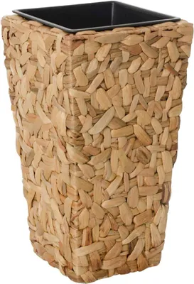 Produktbild von VIVANNO Pflanzkübel Wasserhyazinthe WILD Säule, Natur geflochten - 28x28x60 cm