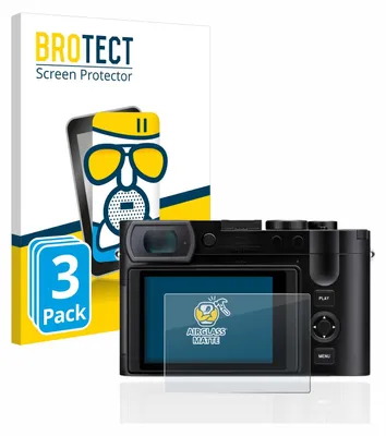 Produktbild von 3x BROTECT Entspiegelungs Schutzglas für Leica Q3 / Q3 43 Schutzfolie Panzer Folie Glas Display Schutz matt