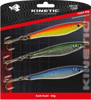 Immagine prodotto di Set da pesca Kinetic Mini Silden Pilker Assortimento 60g