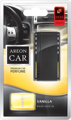 Duftbaum Vanille Original Areon LUX Auto Parfüm Lufterfrischer Lüftungsgitter – Produktansicht