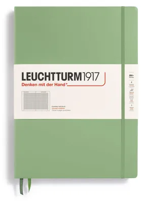 Produktbild von LEUCHTTURM1917 Notizbuch Master Classic, A4+, Hardcover, 235 Seiten, Salbei, kariert