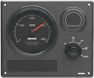 Image de Tableau de bord Vetus MP22, noir, 12 volts
