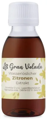 Produktbild von Gran Velada - Wasserlöslicher Zitronenextrakt 100 ml
