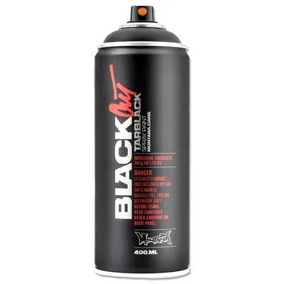 Produktbild von Spraydose Schwarz | Blackout Tarblack 400ml BLK9050 | Montana BLACK