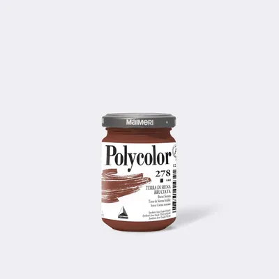 Produktbild von Maimeri Vynil Polycolor Acrylfarbe Burnt Sienna 278 140 ml 1 stk