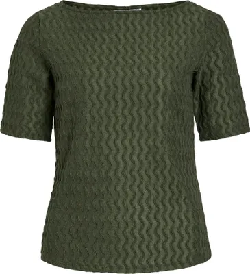 Produktbild von VILA Struktur Design T-Shirt Kurzarm mit Rundhals Größe: S